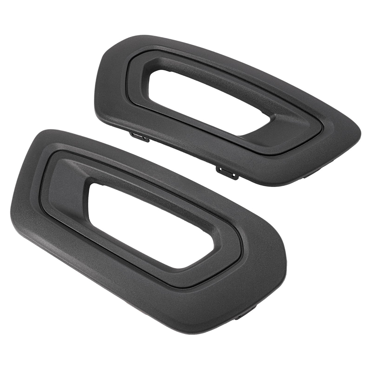 FOR FORD TRANSIT 2020-25 VAN LEFT&RIGHT SIDE FOG LIGHT LAMP COVERS BEZELS BLACK