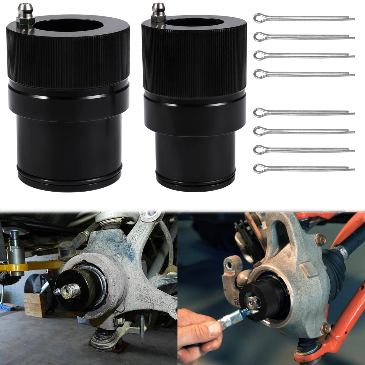 40mm & 44mm Front Rear Wheel Bearing Greaser Greasing Tool for Polaris ATV, UTV