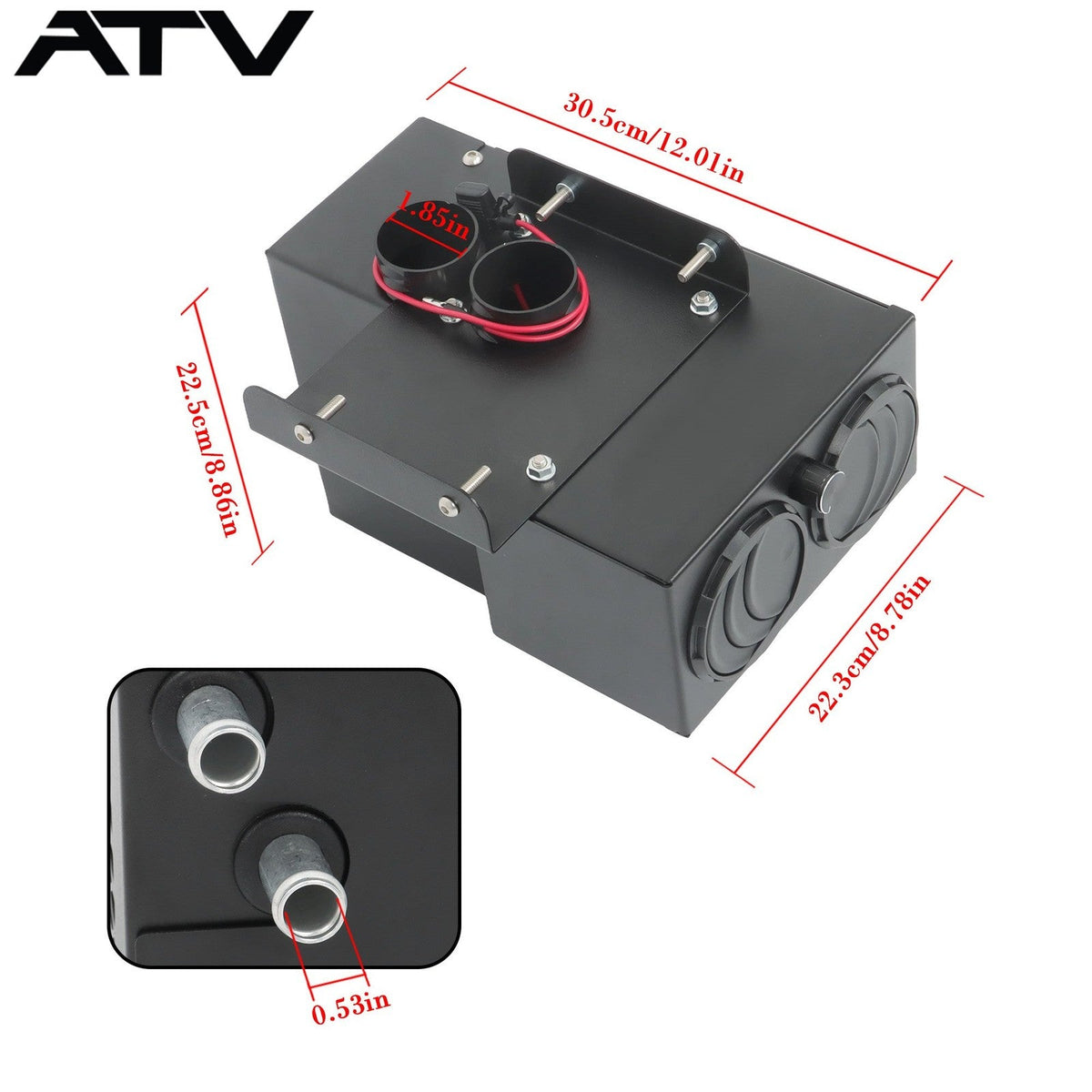UTV Heating System With Defrost SSHK145-00 For Polaris RZR 800 2008 2009 - 2014