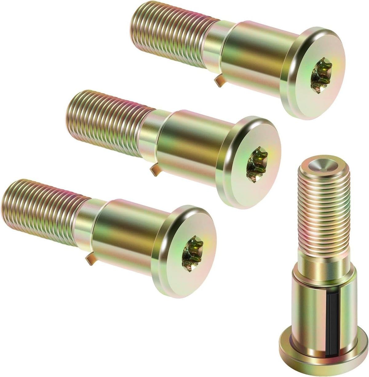 for Peterbilt 20-12972 Door Latch Striker Bolt Pin 330/335/359/370/378/379 4Pack