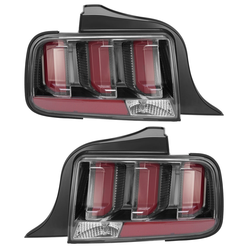 For Ford Mustang 2005-2009 Clear Lens LED Tail Lights Rear Brake Lamps Set 05-09
