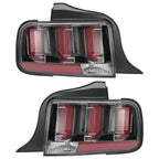 For Ford Mustang 2005-2009 Clear Lens LED Tail Lights Rear Brake Lamps Set 05-09
