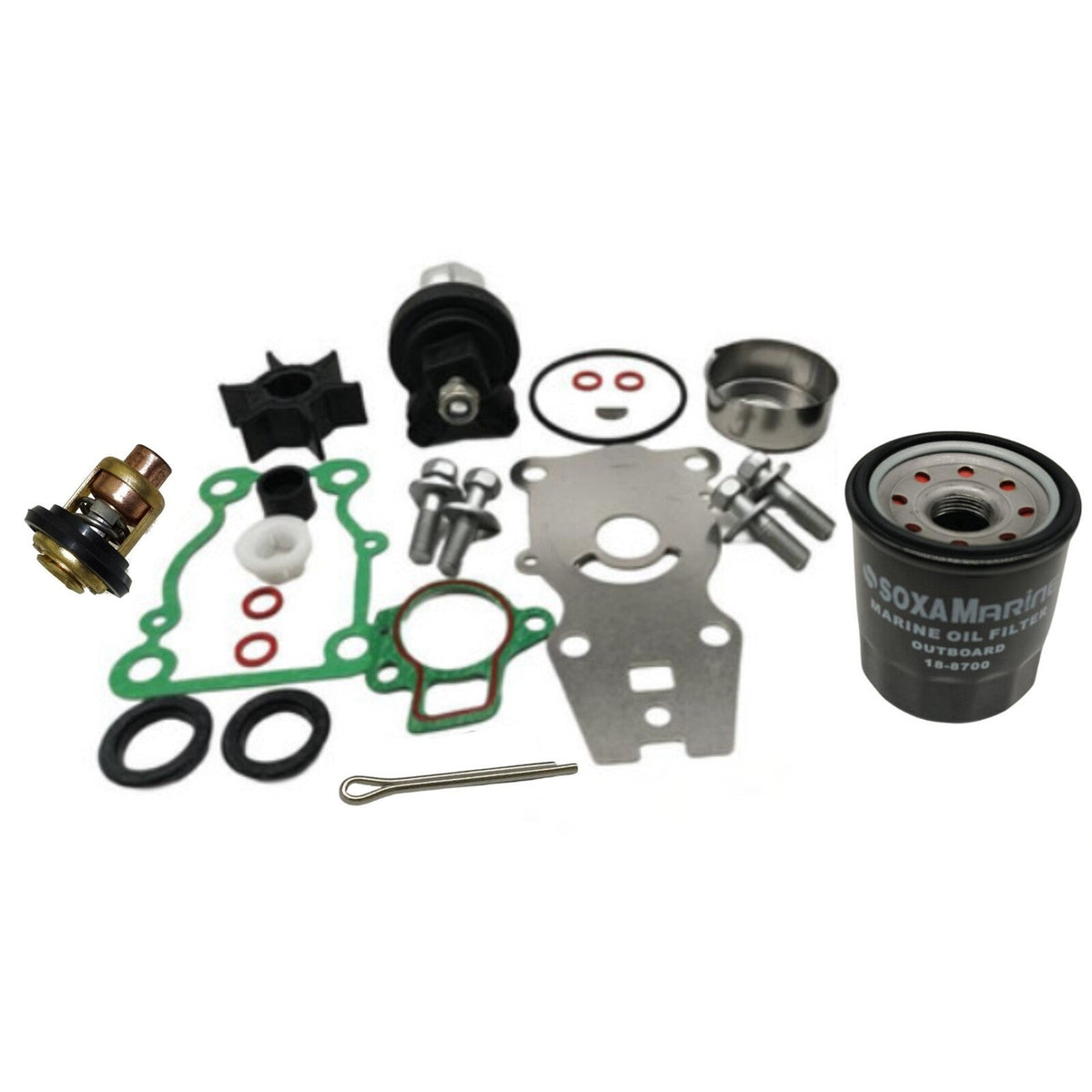 Maintenance Service Kit For Yamaha 4-Str F30A FT25F FT25B F40B Outboard w/Filter