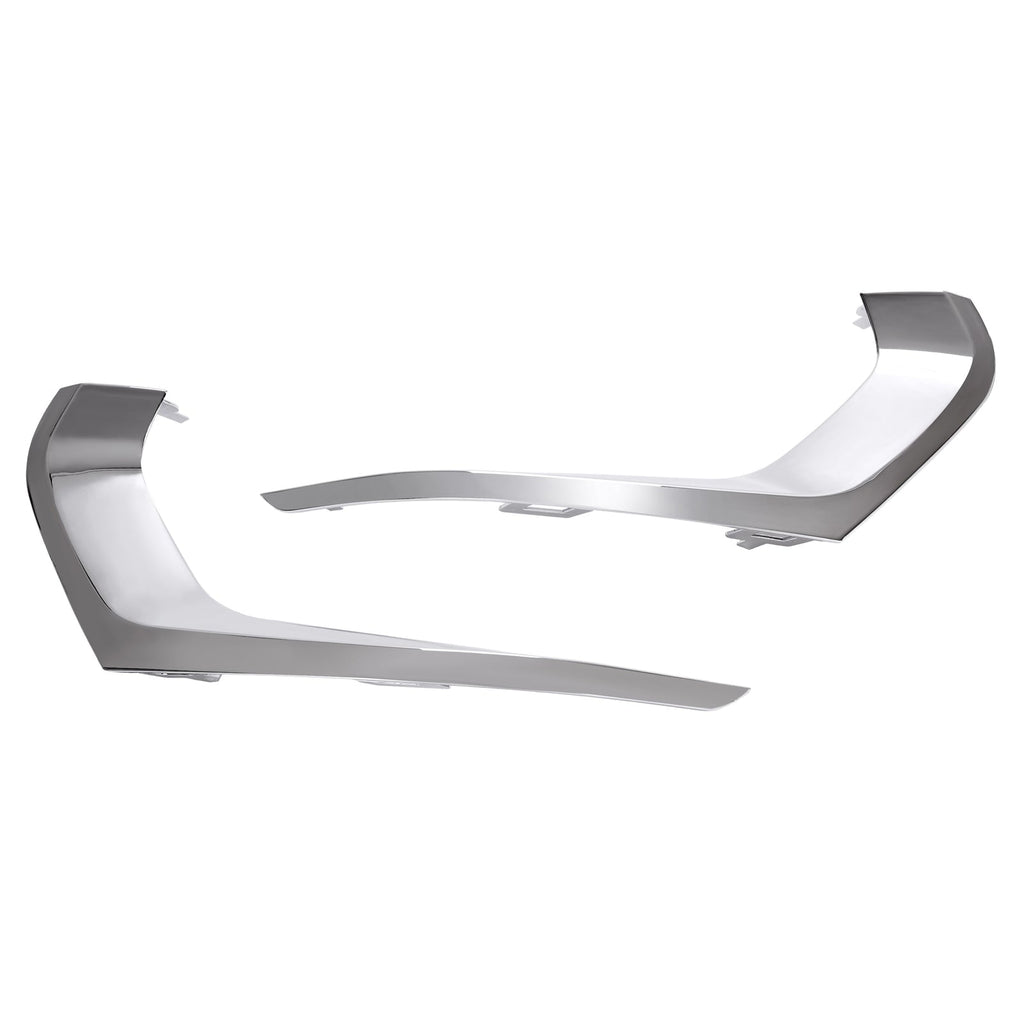 Front Passenger & Driver Side Fog Light Trim Cover For Chevy Traverse 2018-2021