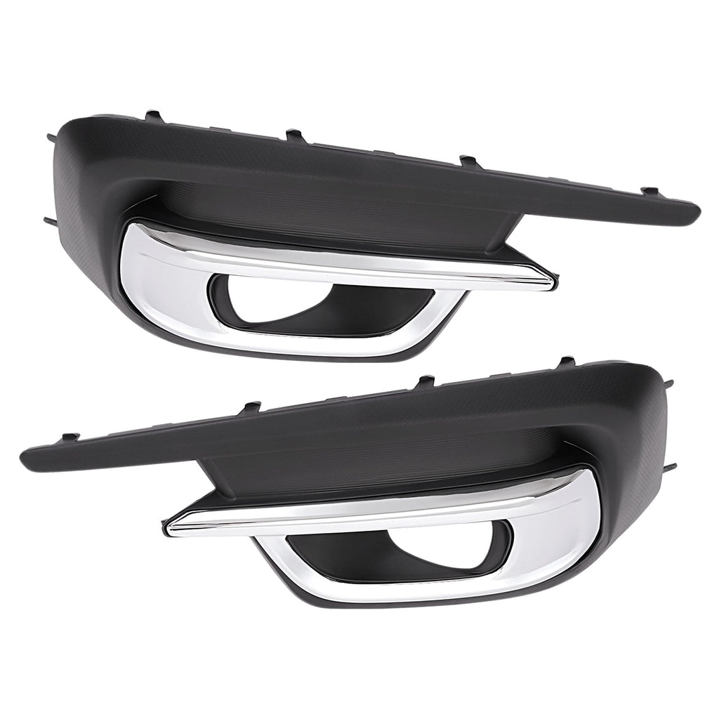 Pair Fog Light Lamp Covers Bezels For Subaru Legacy 2018-2019 Left + Right Side