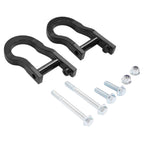 1Pair Tow Hooks For Chevrolet Silverado GMC Sierra 1500 07-19 Black #84072463