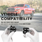 924-267 Front Body Mount Kit for 2005-2021 Toyota Tacoma 5220104040 5220204030