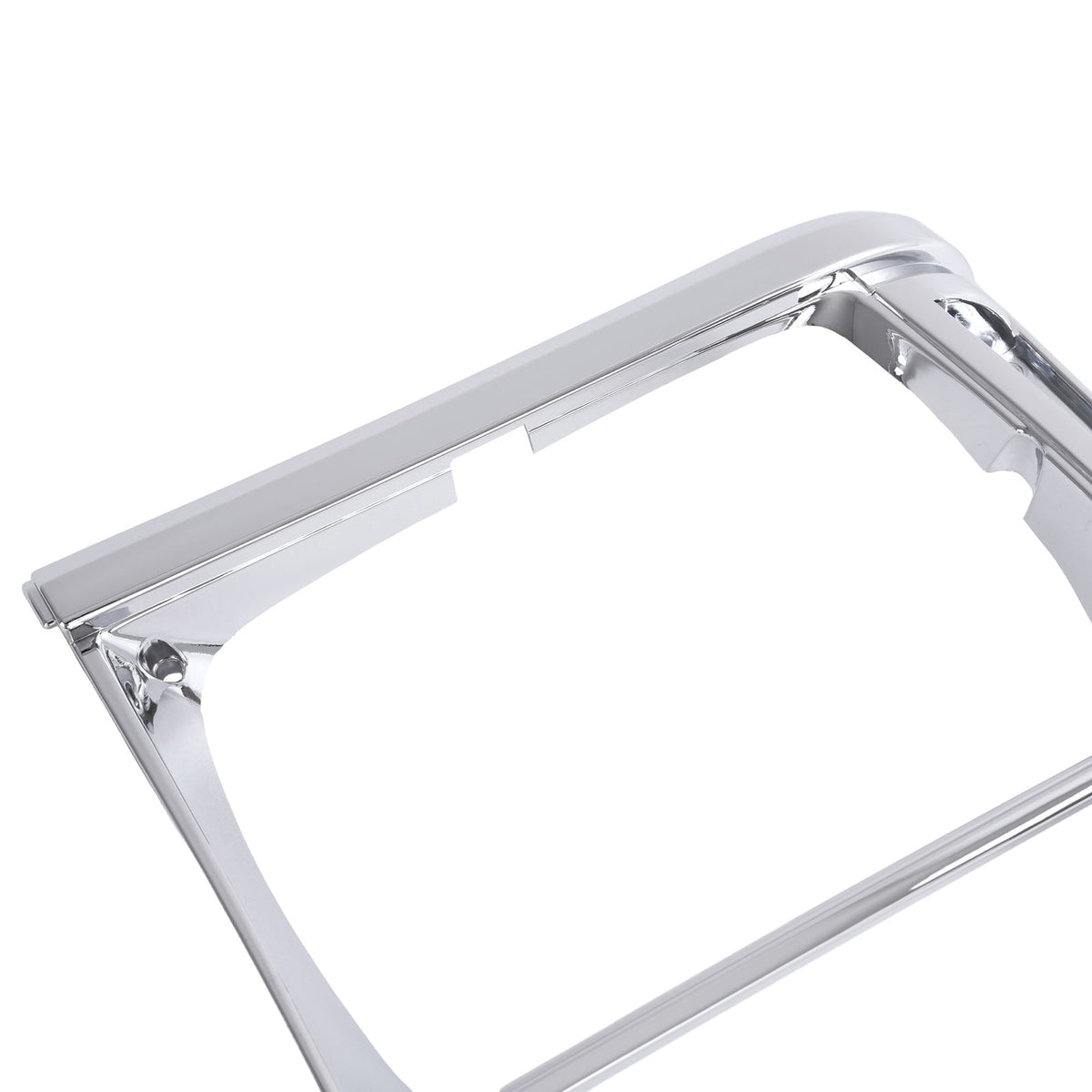 2PCS Set Headlight Door Bezel Trim For Jeep Cherokee 91-96 Comanche 91-92 Chrome