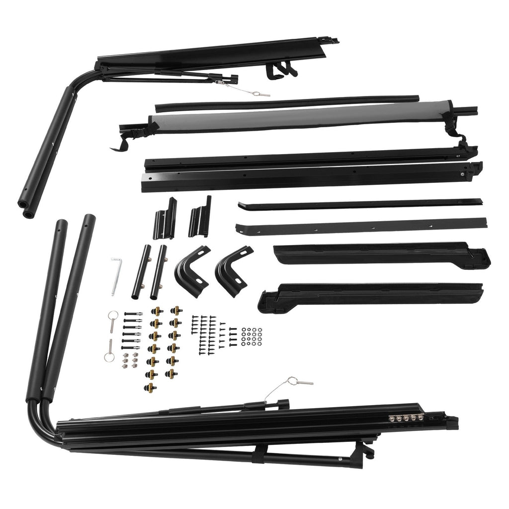 For 1987-1995 Jeep Wrangler YJ Complete Soft Top Support Frame Bow Kit