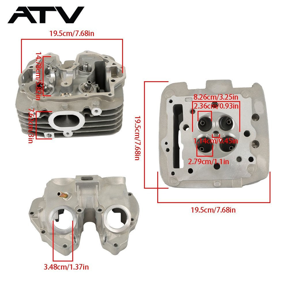 ATV Engine Cylinder Head For Honda Sportrax 400 XR400R TRX400EX 12200-KCY-670