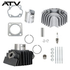 For Suzuki LT50 LT 50 QuadRunner Cylinder Head Piston New Top End Rebuild Kit