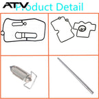 Carburetor Rebuild Kit For 2004-2009 Yamaha YFZ450 Carb Repair 5TG-14101-31-00