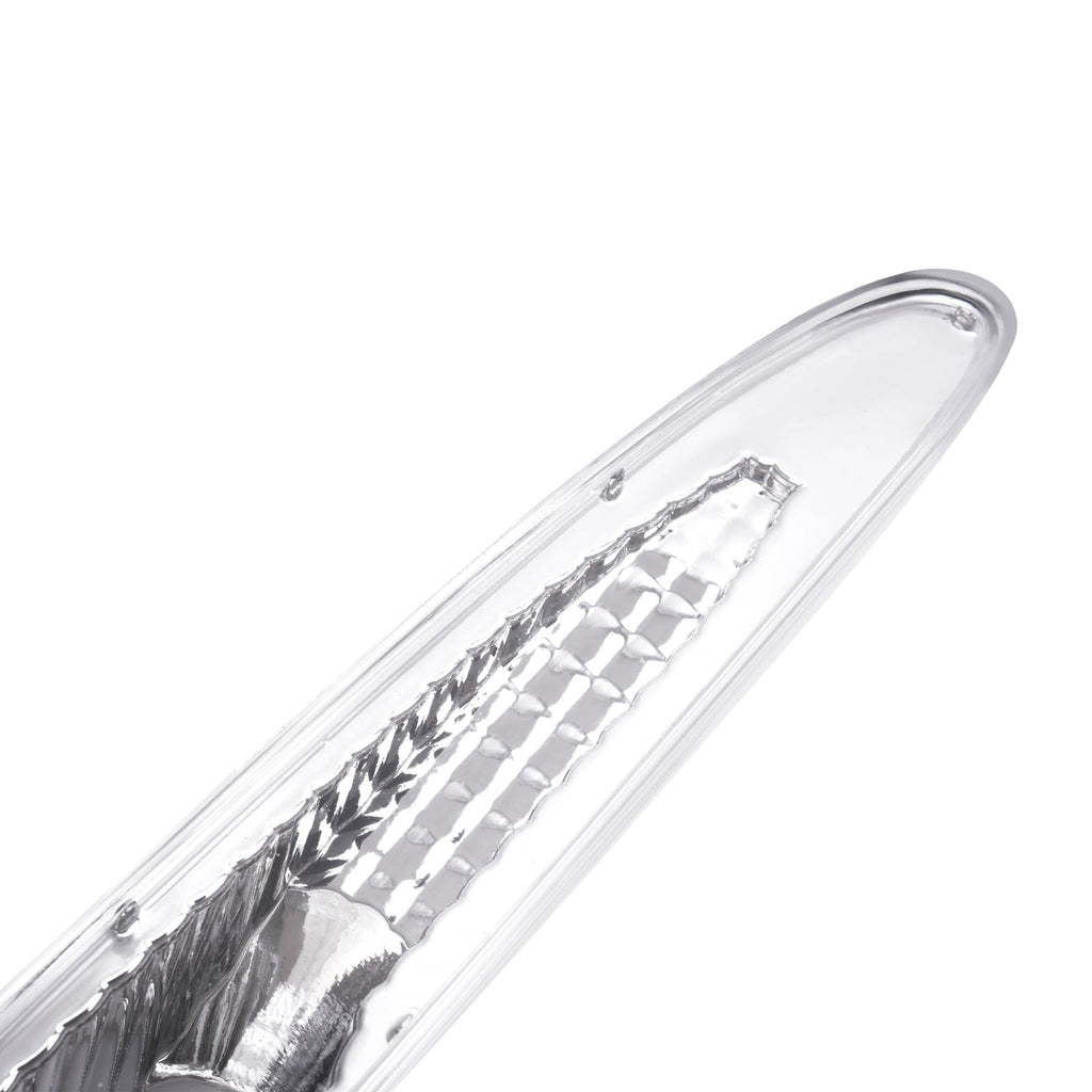 Pair Clear Bumper Side Marker Lights For Mercedes Benz R230 SL Class 2003-2006