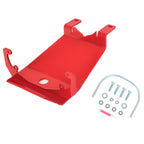 Front Skid Plate Red Steel For Jeep Wrangler 2018-23 / Gladiator 2020-23 RS62116