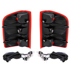 Rear Tail Lights For 2007-2013 2014 Chevy Silverado 1500 2500 3500 Left+Right