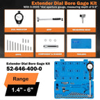 52-646-400-0 Cylinder Dial Indicator Bore Gauge Gage 1.4" To 6" Measuring Range