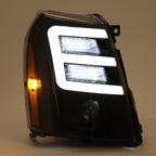 FULL LED DRL Projector Headlights For Cadillac Escalade ESV 2007-2014 HID/Xenon