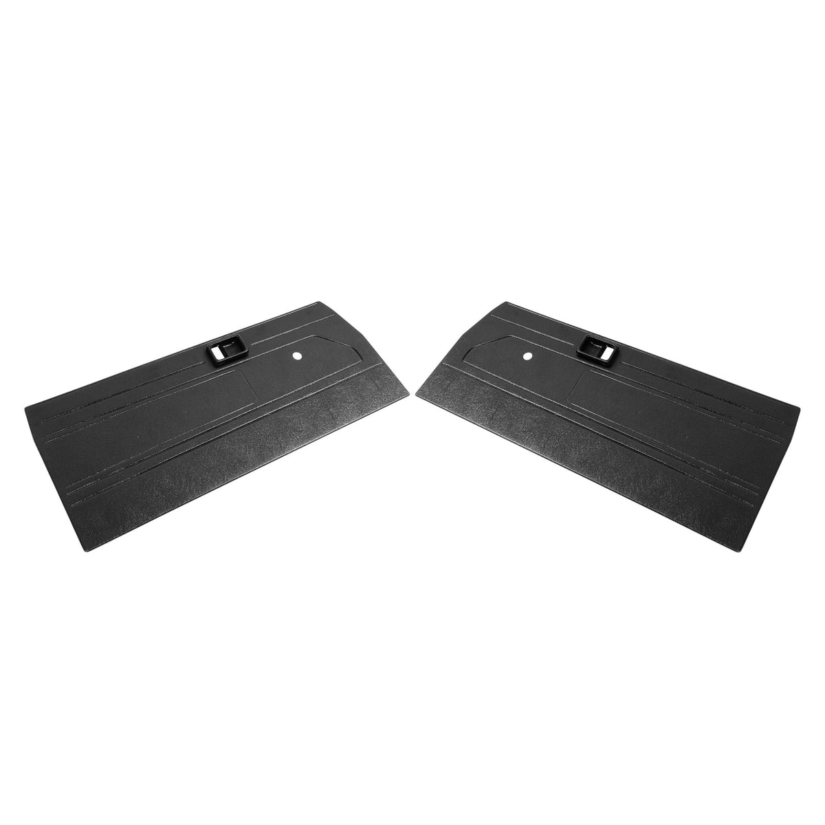 Fit 84-87 Toyota Pickup Truck Interior Door Panels Center Section Black ABS
