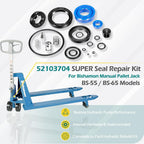for Bishamon BS-55 BS-65 Manual Pallet Jack BI 52103704-SUPER Seal Repair Kit