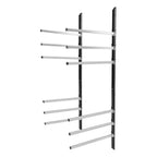 Wall Mounting Bumper Stand - Auto Body Paint Stand Rack w/ 6 Removable Arms