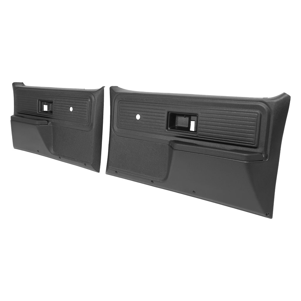 For Chevrolet/ GMC Truck 1977-1980 Inner Door Panels Black Plastic Left+Right