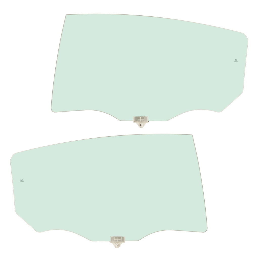 Driver Passenger Side Rear Door Window Glass For 11-16 Hyundai Elantra 4Dr Sedan