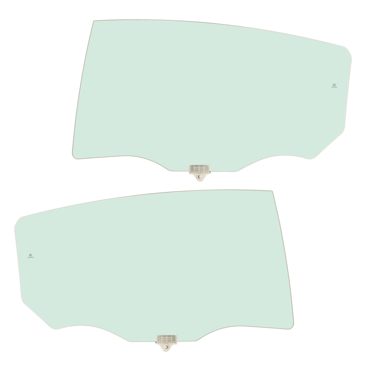 Driver Passenger Side Rear Door Window Glass For 11-16 Hyundai Elantra 4Dr Sedan