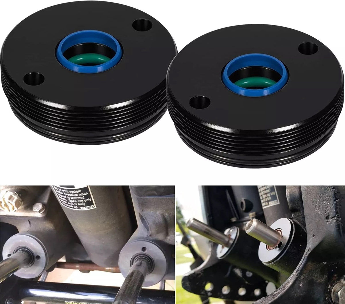 2Pcs Tilt End Cap Seals Mercury 30HP 40HP 60HP 813428 Outboard Motor 8M0055006
