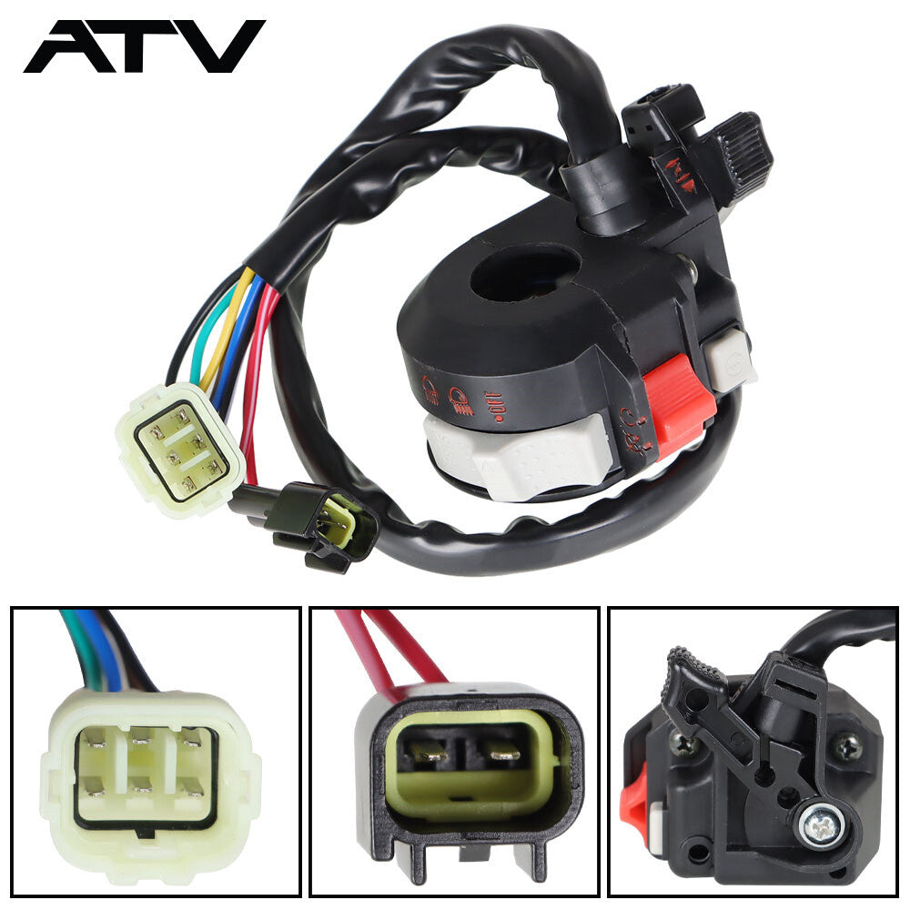 Handlebar On Off Run Start Stop Switch Headlight for Yamaha Big Bear 350 YFM350