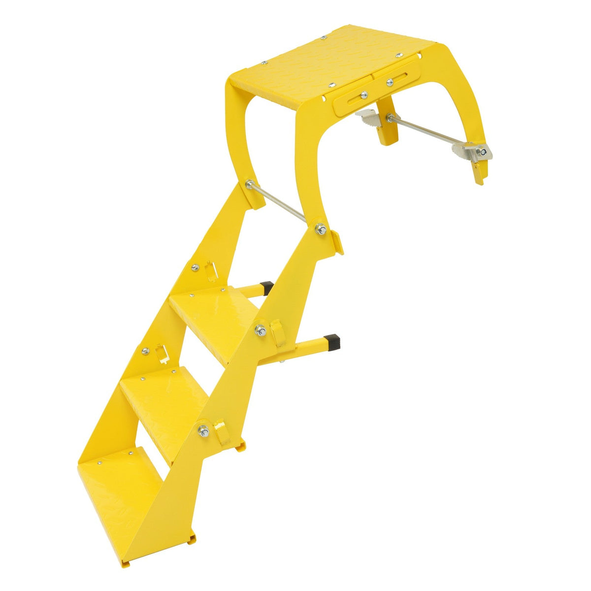 400lb Heavy Duty 3-step Tire Step For Trailer Truck Wheel Non-Slip Platform