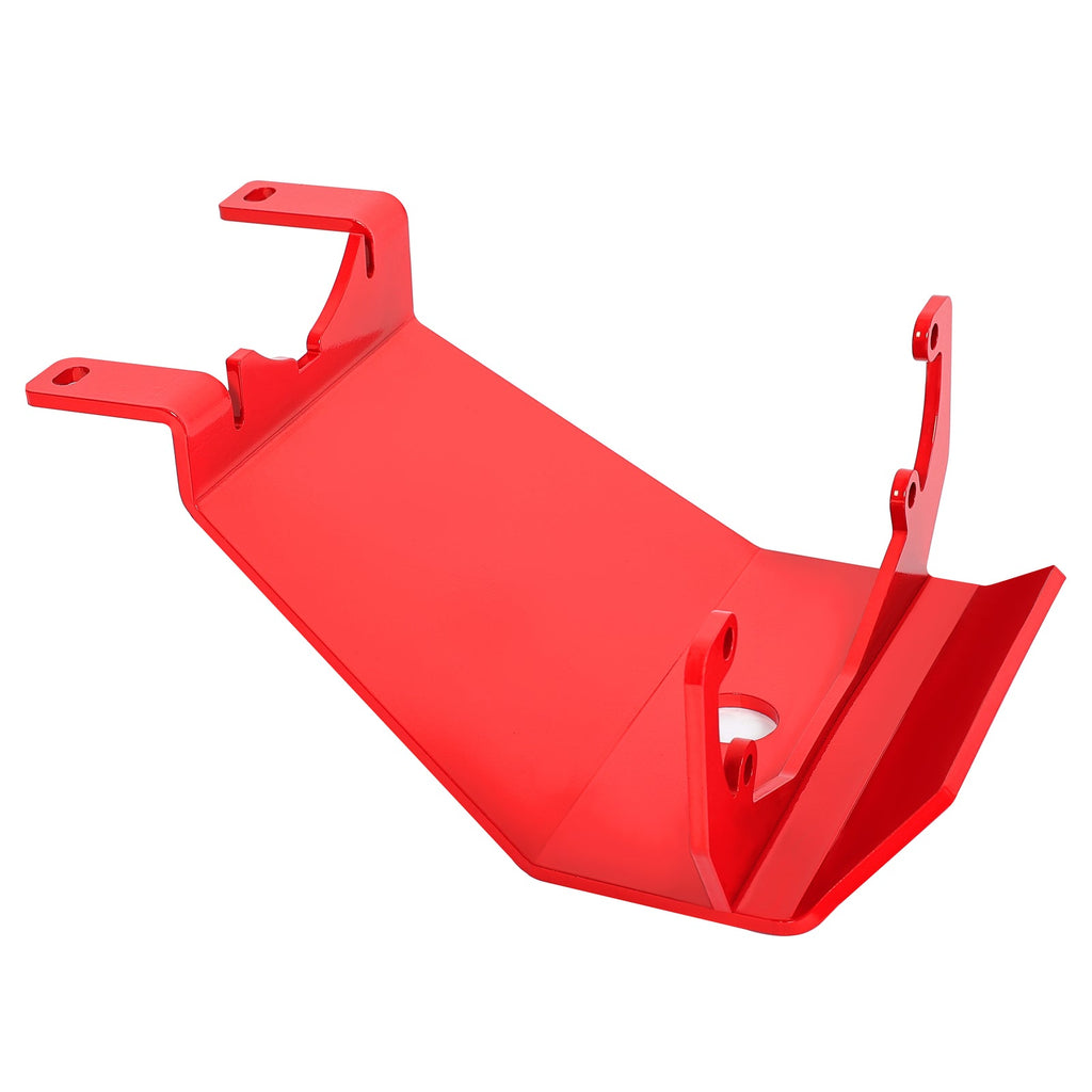 Front Skid Plate Red Steel For Jeep Wrangler 2018-23 / Gladiator 2020-23 RS62116