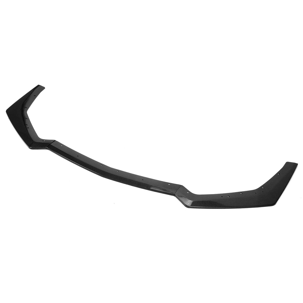 Carbon Fiber Color GT Style Front Splitter Spoiler Lip For Ford Mustang 2018-23