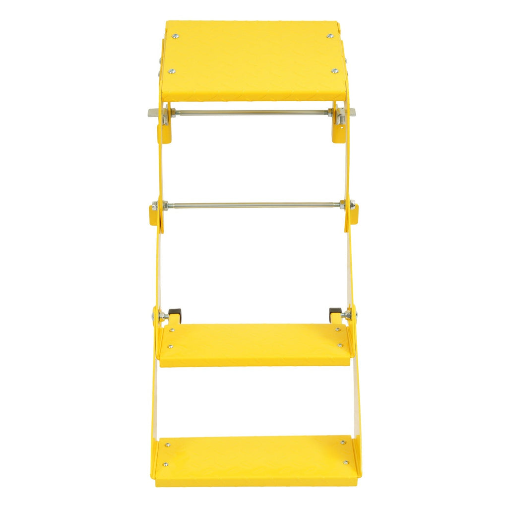 2-Step 400 lb Truck Trailer Tire Step Non-Slip Platform Folding Heavy Duty