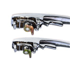 DOOR HANDLE SET LEFT & RIGHT W/ KEYS CHROME for VOLKSWAGEN T1 BUG 1968-1978