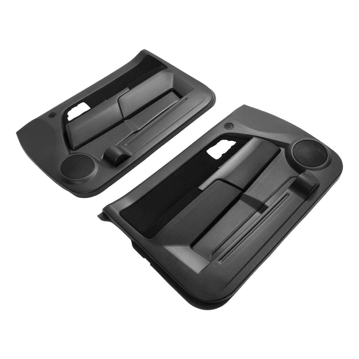 Pair of Inner Door Panels For 2004-2012 Chevrolet Colorado GMC Canyon Black