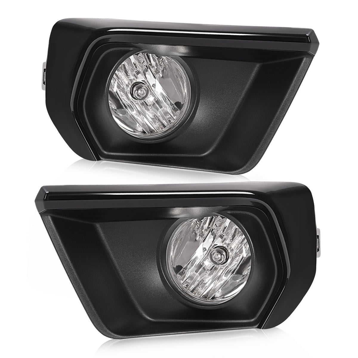 Clear Fog Light For Chevy Colorado 2021-2022 w/Bezel Relay Switch Wire Bulb Pair