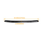 Fits GMC Sierra 2500HD 3500HD 2011-2014 Front Upper Hood Molding Gloss Black