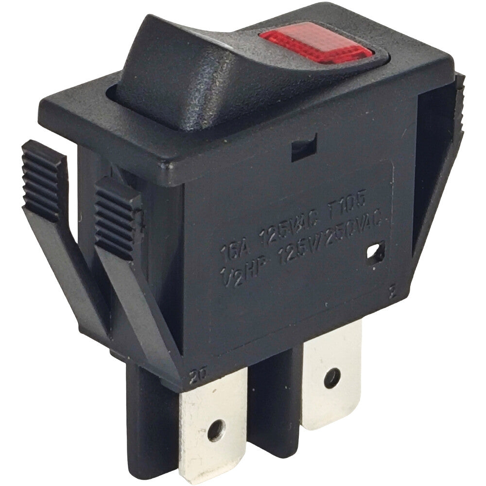 16A 125V Rocker Switch 02.19.080.00 for Hatco CDW-3N FDWD-1X FDWD-2X DPST