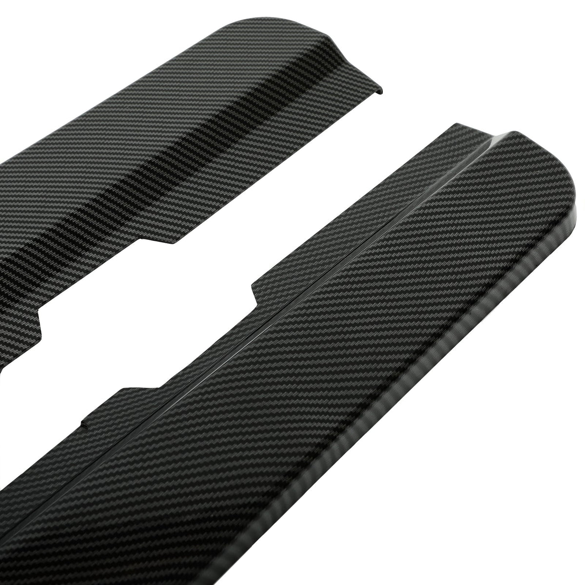 Side Skirts Extension Lip Carbon Look Fits 2010-2015 Chevy Camaro LT LS Style