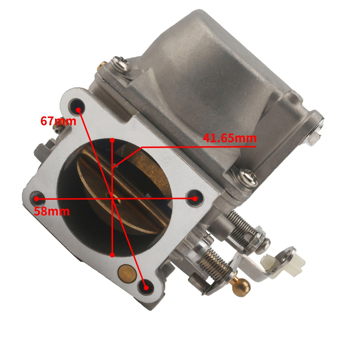 688 Carburetor Kit Fits Yamaha 2T 85/90HP Outboard 688-14301 14302 14303 Parsun