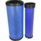 Outer Inner Air Filter Kit Fit Case Skid Steer Loader 435 445 445CT Air Cleaner