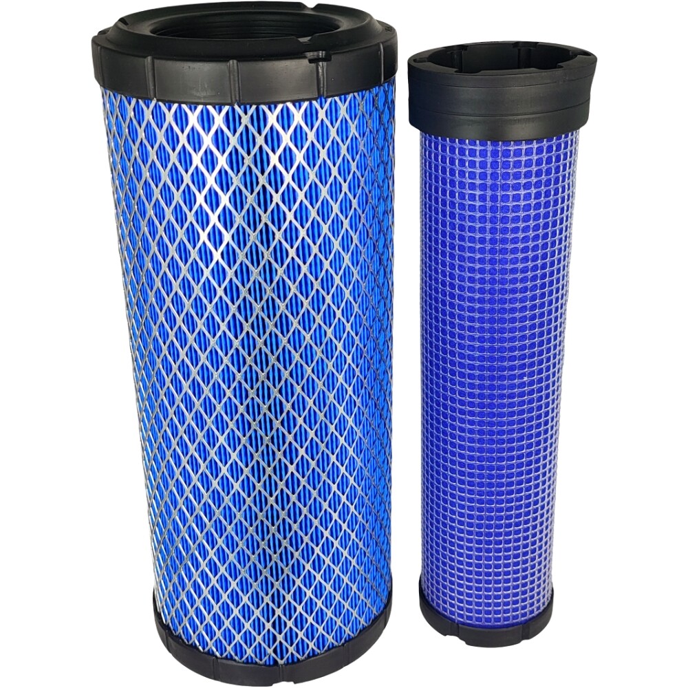 Outer Inner Air Filter Kit Fit Case Skid Steer Loader 435 445 445CT Air Cleaner