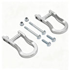 2Pcs Chrome Tow Hooks #84072462 For Chevrolet GMC Silverado Sierra 1500 2007-19