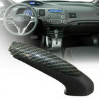 Black Parking Brake Grip Knob Lever Cover Handle Set for Honda Civic 2006-2011 K