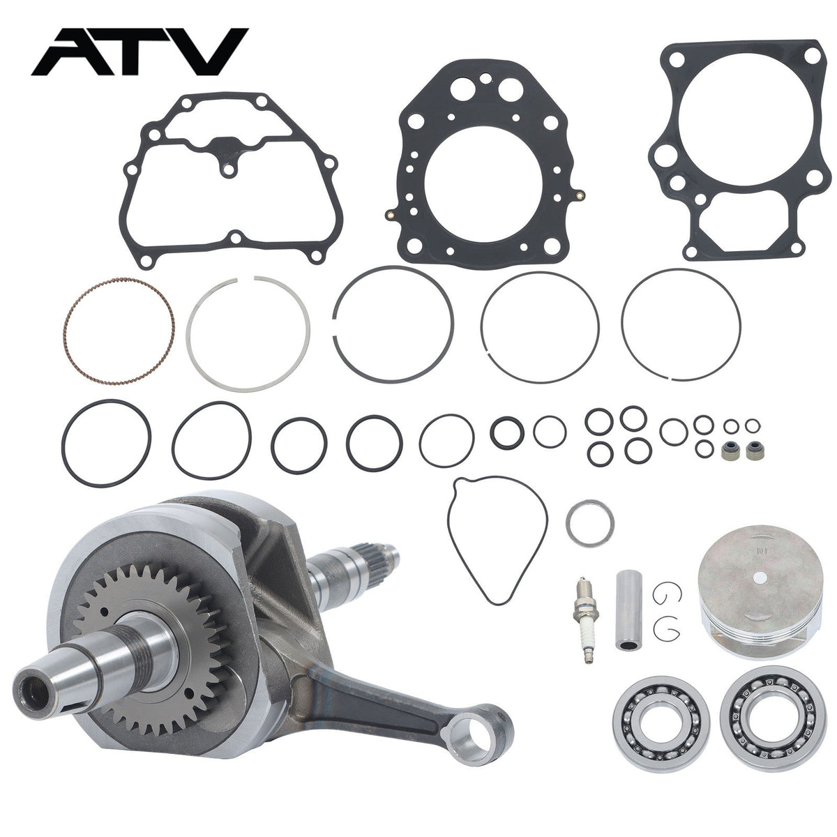 For Honda TRX420 TE TM FE FM 14-23 CRANKSHAFT LOWER END ENGINE CRANK REBUILD KIT