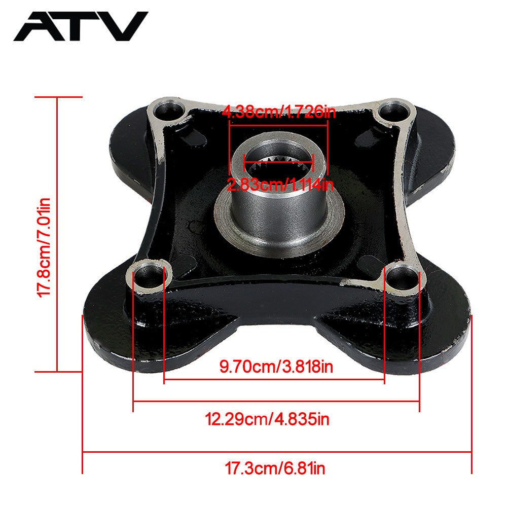 4 Front Rear Wheel Hub 2014-2017 For Polaris RZR XP 1000 2014-20 / RZR XP 4 1000