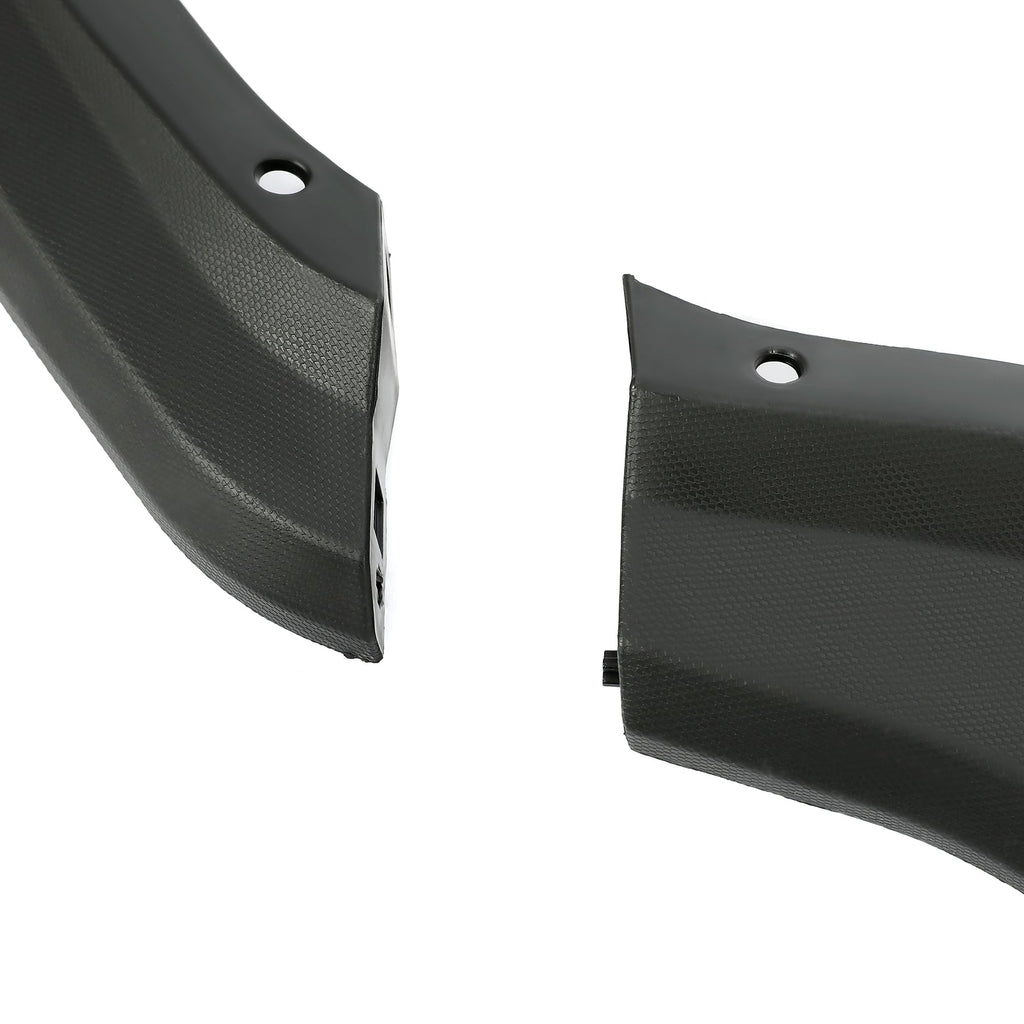 For Corvette C8 Z51 2020-2023 21 22 5VM Style Black Front Bumper Lip&Side Skirts