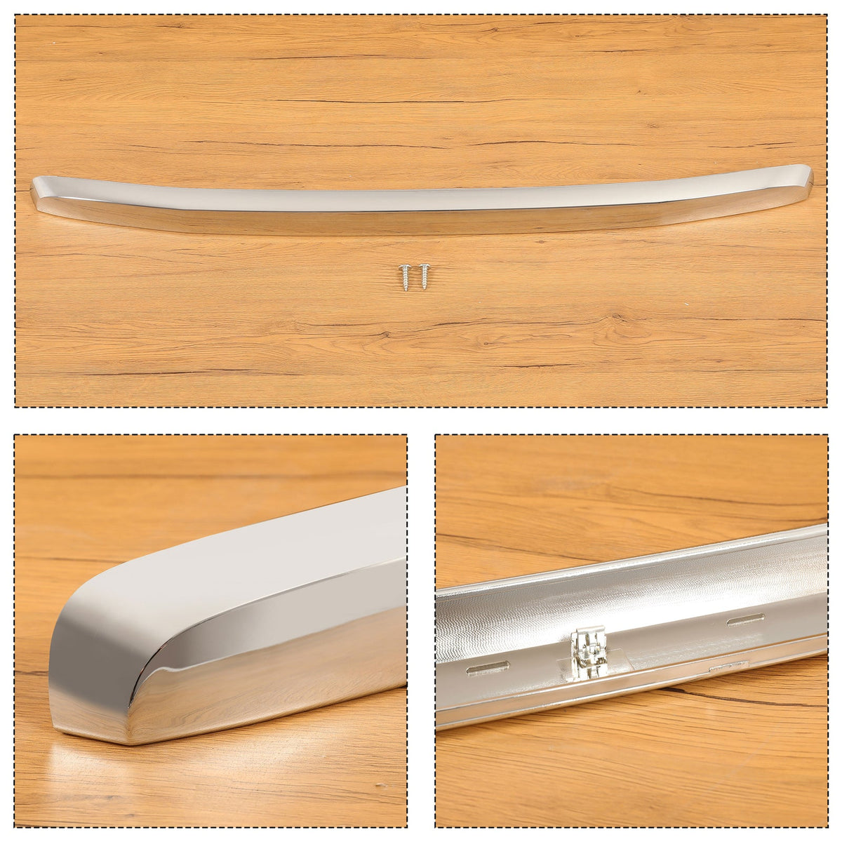 Chrome Upper Grille Hood Molding Trim For GMC Sierra 2500HD 3500HD 2011-2014