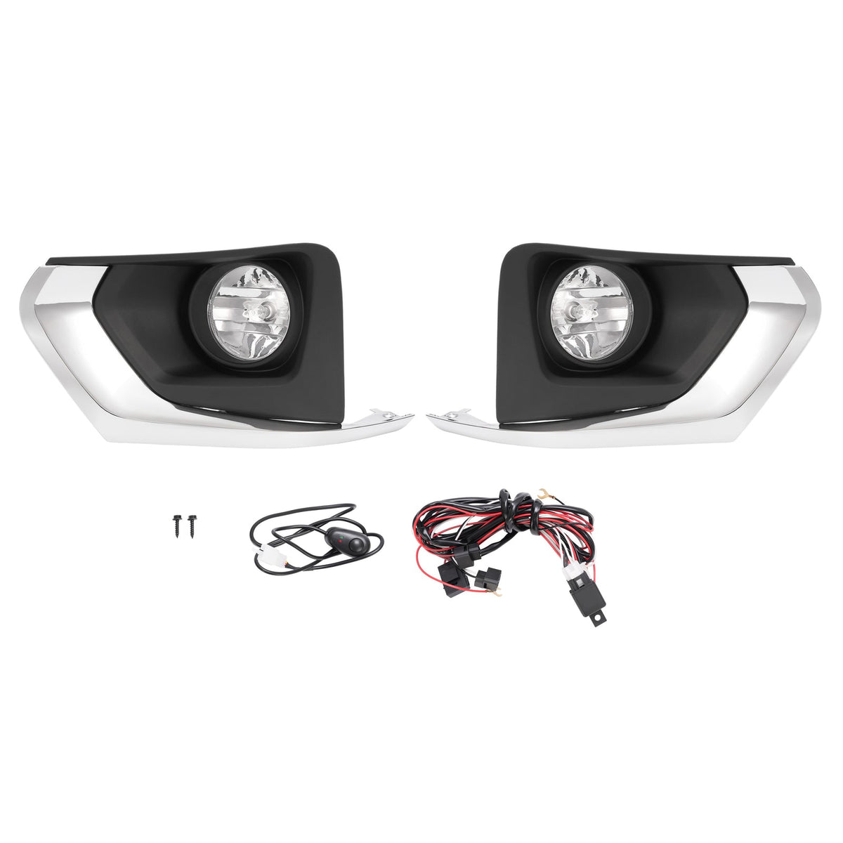Fog Lights +Bezel+Harness +Switch+Relay For Chevrolet Traverse 2018 19 2020 2021