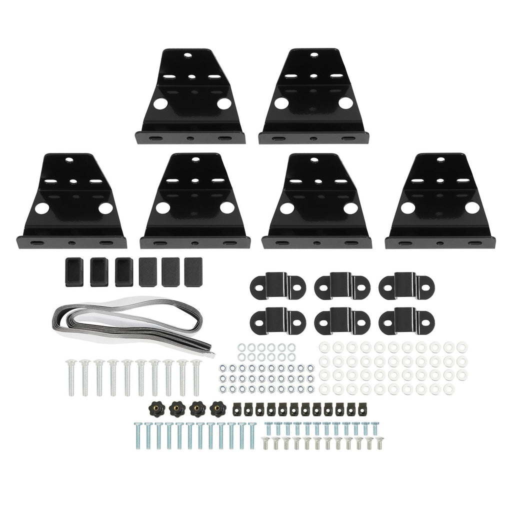 65" 3-Bar Cargo Van High Ladder Roof Rack For Nissan NV 1500 2500 3500 750 lbs